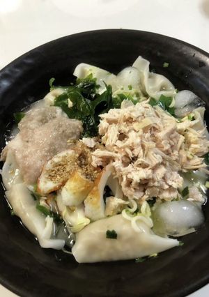 冷やしワンタン風ラーメン-レシピのメイン写真