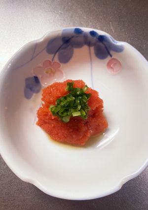 簡単！辛子明太子のごま油和え-レシピのメイン写真
