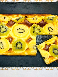 キウイのベイクドチーズケーキ-レシピのメイン写真