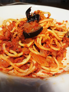 なすとツナのトマトソースパスタ-レシピのメイン写真