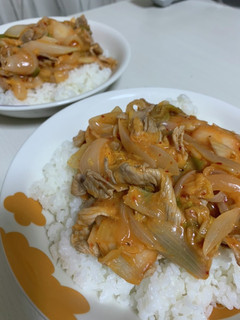 あんかけ豚キムチ丼-レシピのメイン写真
