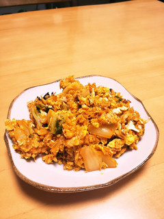 オートミールキムチ炒飯-レシピのメイン写真