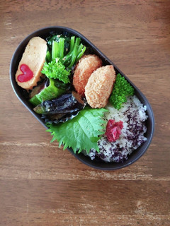 JK☆なすの味噌炒め弁当♪-レシピのメイン写真