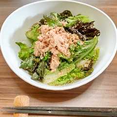 รูปของ たっぷりレタスの冷やし和え麺