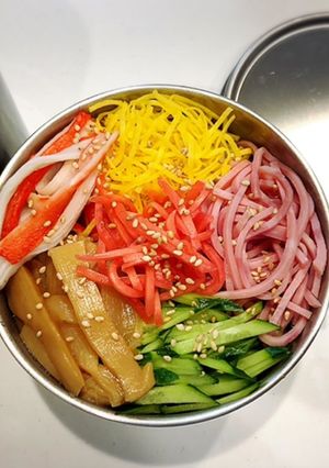 のっけ弁当2021.07.13冷し中華-レシピのメイン写真
