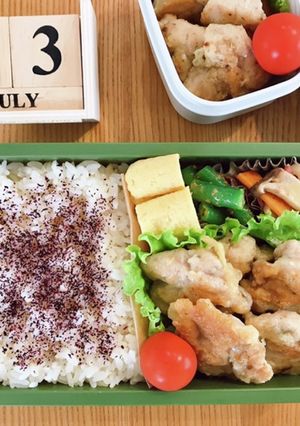 鶏もも肉チーズ焼き弁当 21/7.13-レシピのメイン写真