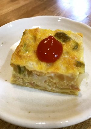 ツナチーズオムレツ-レシピのメイン写真