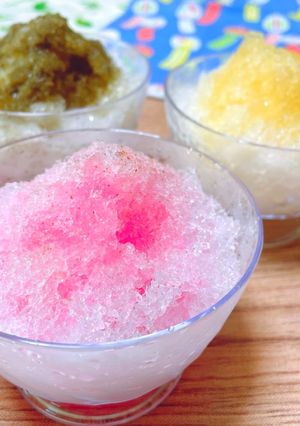 かき氷シロップ（ビーツ、ゆず、晩茶）-レシピのメイン写真
