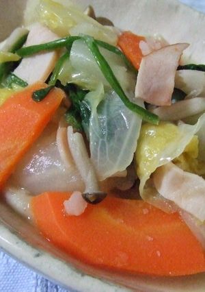 白菜といろいろ野菜のバターコンソメ煮-レシピのメイン写真