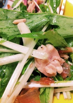 水菜のカルパッチョ風サラダ-レシピのメイン写真