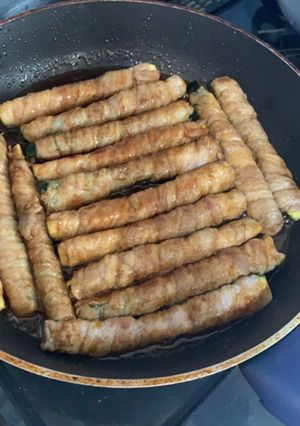 ズッキーニの豚バラ巻き-レシピのメイン写真