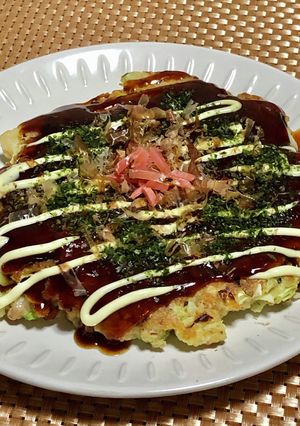 食べてびっくり！オートミールのお好み焼き-レシピのメイン写真