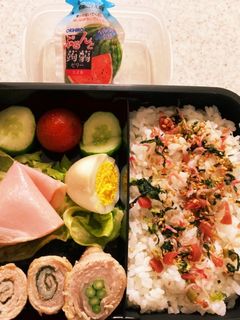 ニンニクの芽と大葉肉巻 高校生男子弁当-レシピのメイン写真
