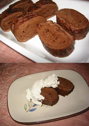 黒い衝撃！？チョコ入り玉子焼き-レシピのメイン写真
