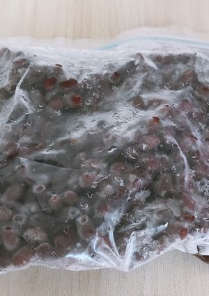 レンジで小豆の水煮-レシピのメイン写真