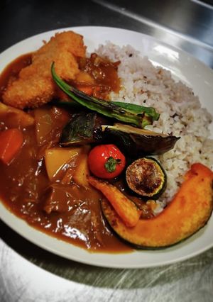 夏野菜のポークカレー❨(@≧↺≦@)❩-レシピのメイン写真