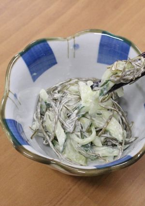 きざみ昆布ときゅうりのからしマヨ和え-レシピのメイン写真