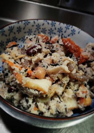 ヒジキと豆入り雪花菜煮❨(@≧↺≦@)❩-レシピのメイン写真