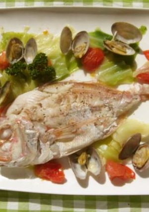 男飯！まるごと連子鯛のパッツァ！-レシピのメイン写真