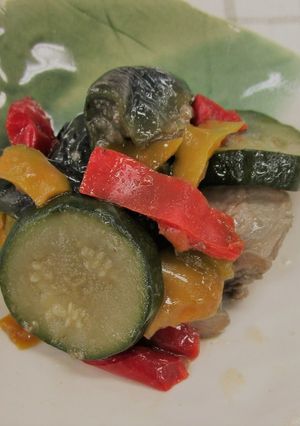 鶏肉と夏野菜のオイスター炒め-レシピのメイン写真
