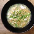 サラダチキンで鶏白湯風ラーメン