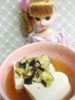 リカちゃん♡なすの浅漬け液?冷やっこ-レシピのメイン写真