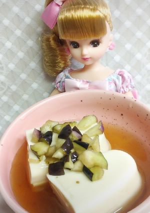 リカちゃん♡なすの浅漬け液？冷やっこ-レシピのメイン写真