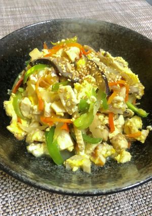 具沢山、炒り豆腐、簡単調味料-レシピのメイン写真