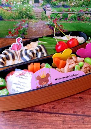 文月13　ナシレマッ弁当-レシピのメイン写真
