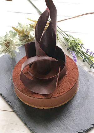 まるで生チョコ！チョコレートチーズケーキ-レシピのメイン写真