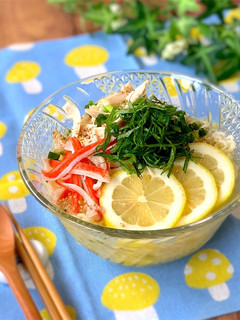 レンジで簡単!冷やしレモンラーメン-レシピのメイン写真