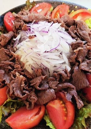 牛肉の焼きしゃぶサラダ-レシピのメイン写真
