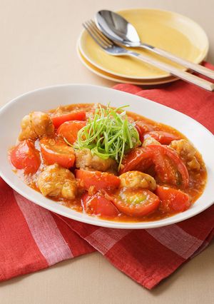 トマトでジューシー！トマとりちり-レシピのメイン写真