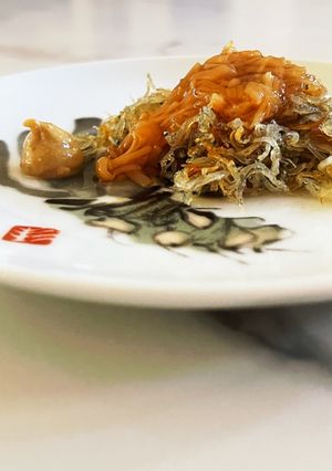 しらすでおつまみ。なめ茸と辛子乗せ-レシピのメイン写真