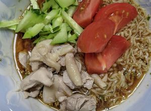 冷やしサッポロ一番ごま醤油ラーメン-レシピのメイン写真