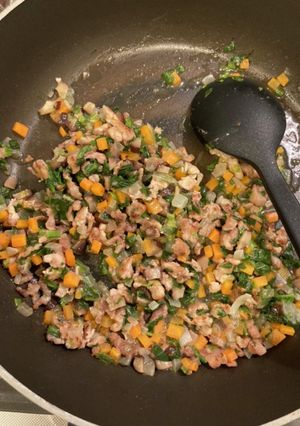 【離乳食完了期】豚肉と野菜のあんかけ-レシピのメイン写真