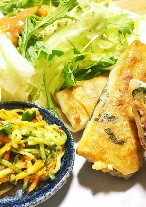 じゃがいもと大葉の梅チーズ春巻き-レシピのメイン写真