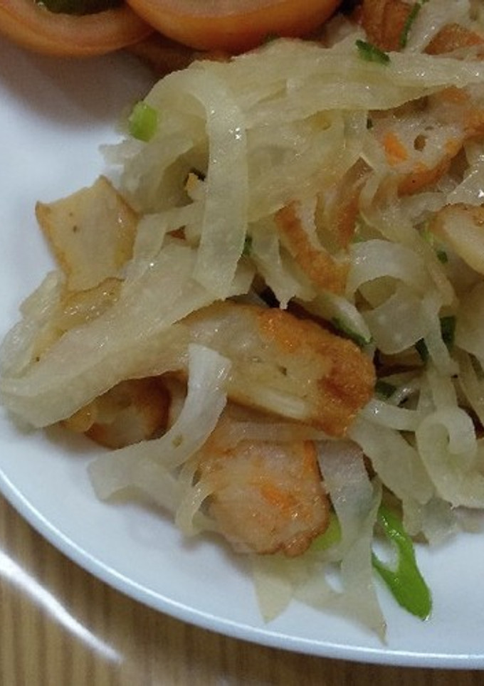 大根さつまあげ炒め-レシピのメイン写真