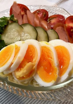 サッポロ一番 ラーメンでスパサラスタイル-レシピのメイン写真