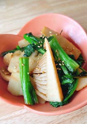 筍と菜の花の和風醤油ソテー-レシピのメイン写真