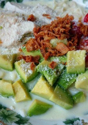 冷たいのに濃厚♡豆乳アボカド麺-レシピのメイン写真