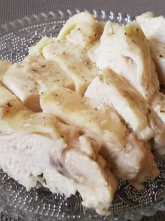 ◆レンジ調理♡しっとり鶏むね肉の蒸し鶏◆-レシピのメイン写真