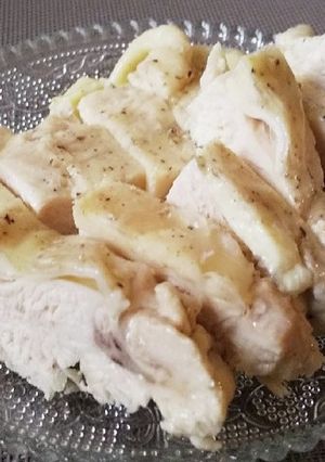 ◆レンジ調理♡しっとり鶏むね肉の蒸し鶏◆-レシピのメイン写真