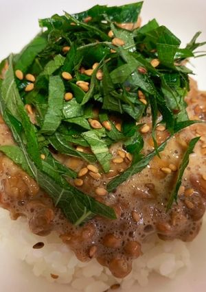 簡単☆しそポン酢納豆ご飯-レシピのメイン写真