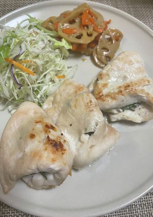 鳥ささみのチーズグリル焼き-レシピのメイン写真