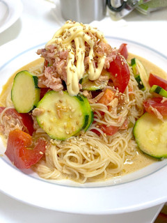 トマトとズッキーニとツナの冷やしそうめん-レシピのメイン写真