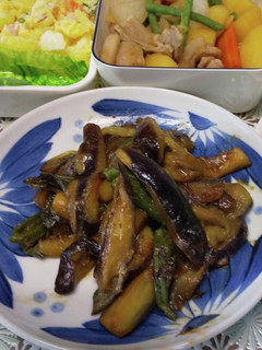 茄子とピーマンの大葉味噌炒め⭐︎油なし-レシピのメイン写真