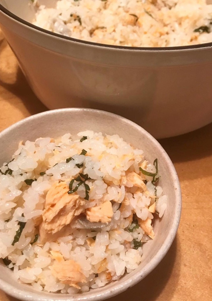 骨なし鮭の切身で☆鮭バター炊き込みごはん-レシピのメイン写真