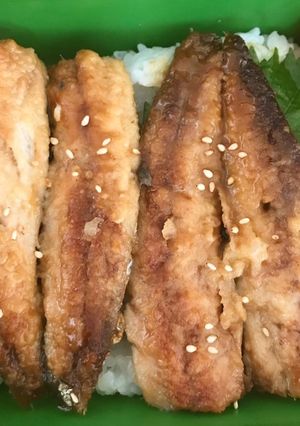 お弁当用☆真いわしのしょうが蒲焼き-レシピのメイン写真