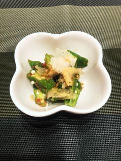 さっぱり美味しい♪オクラの梅肉和え-レシピのメイン写真